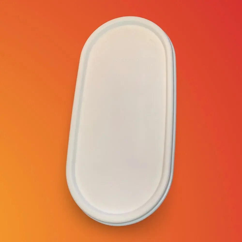 Tupperware 1616 Replacement Lid Seal White Modular Mates Oval Container USA VTG